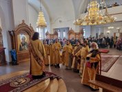 21-День памяти святого апостола Андрея Первозванного. Престольное торжество Андреевского кафедрального собора  города Усть-Каменогорска