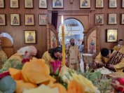 25-День памяти святого апостола Андрея Первозванного. Престольное торжество Андреевского кафедрального собора  города Усть-Каменогорска