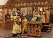 4-В Неделю 23-ю по Пятидесятнице архиепископ Амфилохий совершил Божественную Литургию в Андреевском кафедральном соборе 