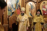 8-В Неделю 23-ю по Пятидесятнице архиепископ Амфилохий совершил Божественную Литургию в Андреевском кафедральном соборе 