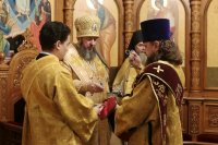 9-В Неделю 23-ю по Пятидесятнице архиепископ Амфилохий совершил Божественную Литургию в Андреевском кафедральном соборе 