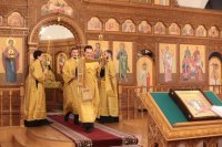 12-В Неделю 23-ю по Пятидесятнице архиепископ Амфилохий совершил Божественную Литургию в Андреевском кафедральном соборе 