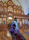 9-Вечернее богослужение в кафедральном соборе накануне двунадесятого праздника Сретения Господа Бога и Спаса нашего Иисуса Христа