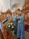 15-Вечернее богослужение в кафедральном соборе накануне двунадесятого праздника Сретения Господа Бога и Спаса нашего Иисуса Христа