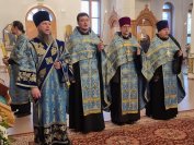 20-Вечернее богослужение в кафедральном соборе накануне двунадесятого праздника Сретения Господа Бога и Спаса нашего Иисуса Христа