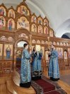 22-Вечернее богослужение в кафедральном соборе накануне двунадесятого праздника Сретения Господа Бога и Спаса нашего Иисуса Христа