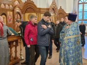 39-Вечернее богослужение в кафедральном соборе накануне двунадесятого праздника Сретения Господа Бога и Спаса нашего Иисуса Христа