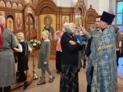 40-Вечернее богослужение в кафедральном соборе накануне двунадесятого праздника Сретения Господа Бога и Спаса нашего Иисуса Христа