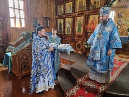 Престольный праздник Покровского собора города Усть-Каменогорска