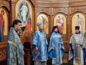 16-Божественная Литургия в Свято-Андреевском кафедральном соборе города Усть-Каменогорска в день Сретения Господня