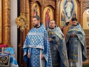 20-Божественная Литургия в Свято-Андреевском кафедральном соборе города Усть-Каменогорска в день Сретения Господня
