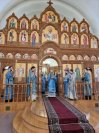 22-Божественная Литургия в Свято-Андреевском кафедральном соборе города Усть-Каменогорска в день Сретения Господня