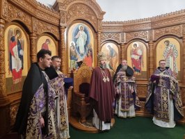 Третье воскресение Великого поста. Божественная Литургия в Андреевском соборе