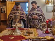 28-Третье воскресение Великого поста. Божественная Литургия в Андреевском соборе