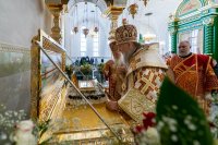5-Архиепископ Усть-Каменогорский и Семипалатинский Амфилохий принял участие в торжествах по случаю празднования 25-летия обретения мощей преподобного Севастиана Карагандинского