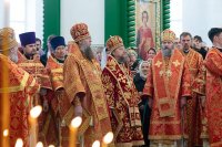 11-Архиепископ Усть-Каменогорский и Семипалатинский Амфилохий принял участие в торжествах по случаю празднования 25-летия обретения мощей преподобного Севастиана Карагандинского