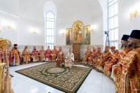 20-Архиепископ Усть-Каменогорский и Семипалатинский Амфилохий принял участие в торжествах по случаю празднования 25-летия обретения мощей преподобного Севастиана Карагандинского
