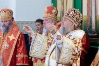 25-Архиепископ Усть-Каменогорский и Семипалатинский Амфилохий принял участие в торжествах по случаю празднования 25-летия обретения мощей преподобного Севастиана Карагандинского