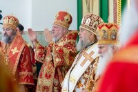 27-Архиепископ Усть-Каменогорский и Семипалатинский Амфилохий принял участие в торжествах по случаю празднования 25-летия обретения мощей преподобного Севастиана Карагандинского