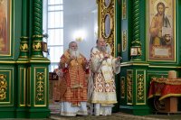 28-Архиепископ Усть-Каменогорский и Семипалатинский Амфилохий принял участие в торжествах по случаю празднования 25-летия обретения мощей преподобного Севастиана Карагандинского