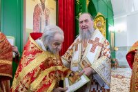 40-Архиепископ Усть-Каменогорский и Семипалатинский Амфилохий принял участие в торжествах по случаю празднования 25-летия обретения мощей преподобного Севастиана Карагандинского