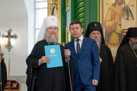 48-Архиепископ Усть-Каменогорский и Семипалатинский Амфилохий принял участие в торжествах по случаю празднования 25-летия обретения мощей преподобного Севастиана Карагандинского