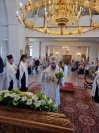 7-Накануне торжества Преображения Господня  архиепископ Амфилохий возглавил Всенощное бдение в Андреевском кафедральном соборе города Усть-Каменогорска