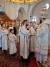 28-Накануне торжества Преображения Господня  архиепископ Амфилохий возглавил Всенощное бдение в Андреевском кафедральном соборе города Усть-Каменогорска
