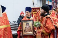 1-В Караганде состоялся крестный ход с мощами преподобноисповедника Севастиана