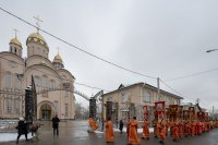 7-В Караганде состоялся крестный ход с мощами преподобноисповедника Севастиана
