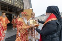 10-В Караганде состоялся крестный ход с мощами преподобноисповедника Севастиана