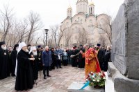 5-Участники празднования 25-летия обретения мощей преподобноисповедника Севастиана почтили память жертв политических репрессий ХХ столетия