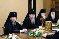 1-Управляющий Усть-Каменогорской и Семипалатинской епархией принял участие в заседании Синода Православной Церкви Казахстана, состоявшемся в Караганде