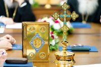 9-Управляющий Усть-Каменогорской и Семипалатинской епархией принял участие в заседании Синода Православной Церкви Казахстана, состоявшемся в Караганде