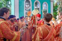 18-Архиепископ Усть-Каменогорский и Семипалатинский Амфилохий принял участие в торжествах, посвященных 20-летию учреждения Казахстанского Митрополичьего округа