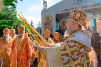19-Архиепископ Усть-Каменогорский и Семипалатинский Амфилохий принял участие в торжествах, посвященных 20-летию учреждения Казахстанского Митрополичьего округа