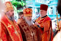22-Архиепископ Усть-Каменогорский и Семипалатинский Амфилохий принял участие в торжествах, посвященных 20-летию учреждения Казахстанского Митрополичьего округа