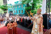 28-Архиепископ Усть-Каменогорский и Семипалатинский Амфилохий принял участие в торжествах, посвященных 20-летию учреждения Казахстанского Митрополичьего округа
