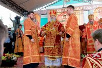 39-Архиепископ Усть-Каменогорский и Семипалатинский Амфилохий принял участие в торжествах, посвященных 20-летию учреждения Казахстанского Митрополичьего округа