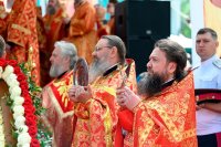 44-Архиепископ Усть-Каменогорский и Семипалатинский Амфилохий принял участие в торжествах, посвященных 20-летию учреждения Казахстанского Митрополичьего округа