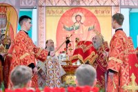 48-Архиепископ Усть-Каменогорский и Семипалатинский Амфилохий принял участие в торжествах, посвященных 20-летию учреждения Казахстанского Митрополичьего округа