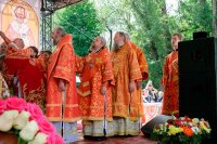 51-Архиепископ Усть-Каменогорский и Семипалатинский Амфилохий принял участие в торжествах, посвященных 20-летию учреждения Казахстанского Митрополичьего округа