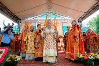 52-Архиепископ Усть-Каменогорский и Семипалатинский Амфилохий принял участие в торжествах, посвященных 20-летию учреждения Казахстанского Митрополичьего округа