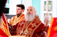 54-Архиепископ Усть-Каменогорский и Семипалатинский Амфилохий принял участие в торжествах, посвященных 20-летию учреждения Казахстанского Митрополичьего округа