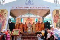 65-Архиепископ Усть-Каменогорский и Семипалатинский Амфилохий принял участие в торжествах, посвященных 20-летию учреждения Казахстанского Митрополичьего округа