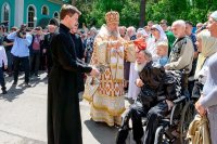 72-Архиепископ Усть-Каменогорский и Семипалатинский Амфилохий принял участие в торжествах, посвященных 20-летию учреждения Казахстанского Митрополичьего округа