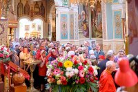76-Архиепископ Усть-Каменогорский и Семипалатинский Амфилохий принял участие в торжествах, посвященных 20-летию учреждения Казахстанского Митрополичьего округа