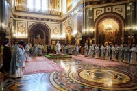 8-В праздник Рождества Богородицы архиепископ Амфилохий сослужил Святейшему Патриарху Кириллу за Литургией в храме Христа Спасителя в Москве и принял участие в хиротонии архимандрита Вианора (Иванова) во епископа Уральского и Атырауского
