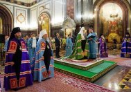 16-В праздник Рождества Богородицы архиепископ Амфилохий сослужил Святейшему Патриарху Кириллу за Литургией в храме Христа Спасителя в Москве и принял участие в хиротонии архимандрита Вианора (Иванова) во епископа Уральского и Атырауского