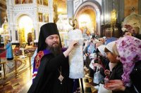 20-В праздник Рождества Богородицы архиепископ Амфилохий сослужил Святейшему Патриарху Кириллу за Литургией в храме Христа Спасителя в Москве и принял участие в хиротонии архимандрита Вианора (Иванова) во епископа Уральского и Атырауского
